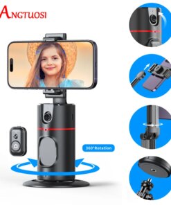 FANGTUOSI 2023 New 360 Rotation Gimbal Stabilizer Selfie Stick Monopod Desktop tracking gimbal PTZ For Tiktok Smartphone live