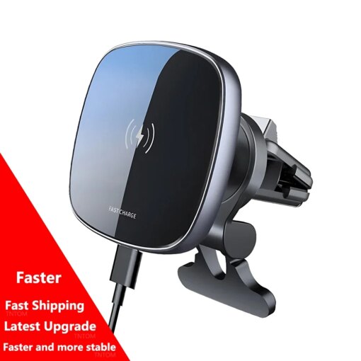 30W Strong Magnetic Car Phone Holder Wireless Charger for Magsafe iPhone 11 12 13 14 15 Pro Max Charging Car Holder Stand