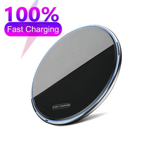 50W Wireless Charger Pad For iPhone 15 Pro Max 15 14 13 Phone Induction Fast Wireless Charging Station for Samsung Xiaomi Huawei