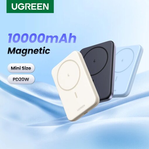 UGREEN PD20W Power Bank Magnetic 10000mAh Portable Wireless Fast Charging PowerBank  for Magsafe for iPhone 15 Pro Max 14 13 12