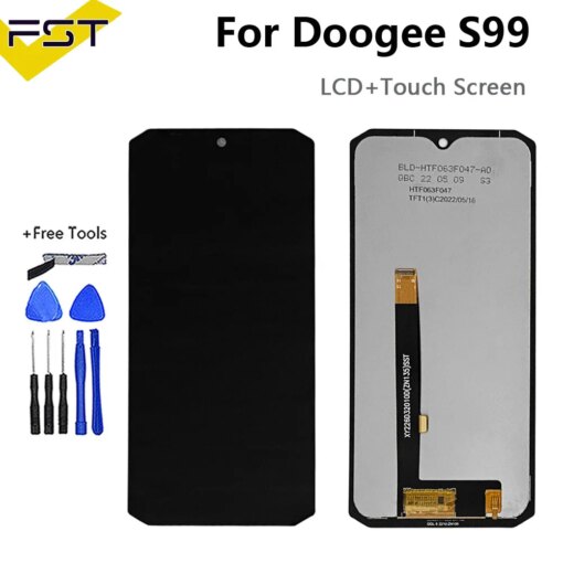 Original 6.3" For DOOGEE S99 LCD Display + Touch Screen Assembly Replacement Tested Well For Doogee S99 Phone LCD Repair Parts