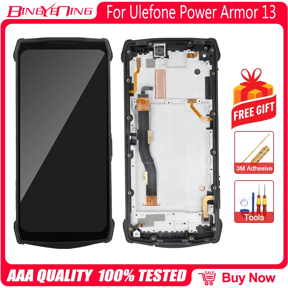 New Original 6.81 Inch Touch Screen LCD Display Assembly Replacement For Ulefone Power Armor 13 Android 11 Smart Phone