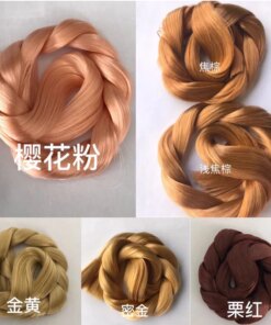 Wholesale 1-10bag 30g High Quality Colorful Doll Japan Saran Doll Wig Hair Wire for Repair DIY Toy BJD Bitsu Doll Saran Hair