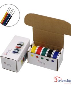 20 22 24 26awg ( 5 colors Mix Solid core Wire Kit ) Tinned Copper Electrical line Cable wires PCB Wire DIY