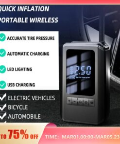 Inflatable Pump Portable Handheld Wireless Charging Digital Display Car Motorcycle Tire Multifunction Pump Air Combination