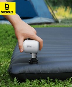 Baseus Portable Air Pump Electric Air Compressor for Air Mattresses Beds Inflatable Mats Pool Floats Camping  Inflate Deflate