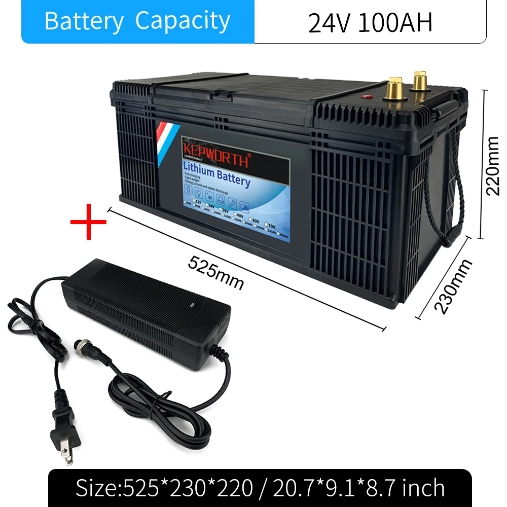 24V 100Ah 525mm