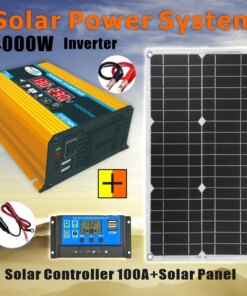 New Energy Solar Panel System 12V to 220V Inverter Solar Charging Household 4000W Solar Inverter Complete Power Generation Kit