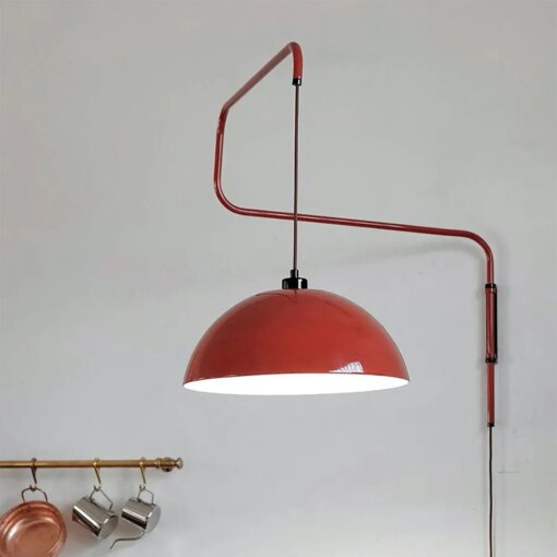 Long Arm Adjustable Pendant Light for kitchen island Dining Room Wall Hanging Lamp  Bedroom Bedside Wall Indoor Light Fixture