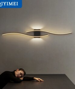New Long Strip Design LED Wall Lamp For Aisle Bedside Table Bedroom Closets Indoor Lighting Wall Decor wall Sconces fixtures de