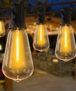 15M 30M ST38 LED String Light Waterproof Patio Light Indoor/Outdoor Christmas Fairy Light LED Wedding Decoration For House Garde
