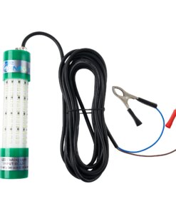 Pinboer Submersible Fishing Light 100W  DC12V 10000LM Green White Underwater High Power LED Lure Bait and Finder Lamp Attractant