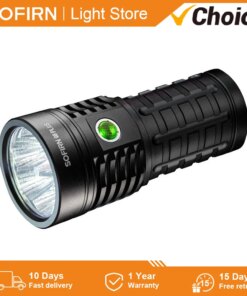 Sofirn Q8 Plus Super Powerful LED Flashlight 16000lm USB C Rechargeable 21700 Anduril 2.0 Torch  XHP50B Reverse Charging