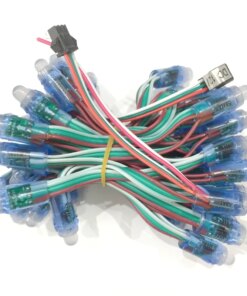 1000pcs DC 5V 12V WS2811 IC RGB LED Module String Light 12mm Full Color IP68 Outdoor Waterproof Advertisement LED Pixel Light