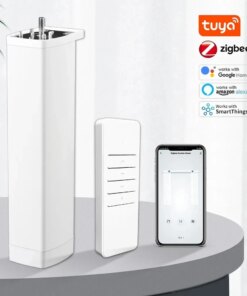 Tuya Zigbee Smart Electric Automatic Curtain Motor Control System Smart Life Compatable with Alexa Google home Assistant