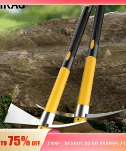 AIRAJ Multifunctional Garden Axe Outdoor Mountaineering Pick High Hardness Steel Casting Soil Loose Home Gardening Hand Tools