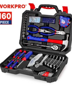 WORKPRO 160PC Tool Set Hand Tools for Daily Use Home Tool Set Househould Tool Kits Screwdriver Set Wrench Knife Pliers
