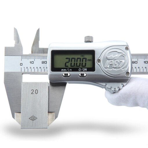Lndustrial Level Electronic Digital Caliper 150mm Stainless Steel IP67 Waterproof Oilproof With ABS/INC System Measurement Tools