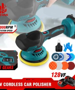 ONEVAN Cordless Car Polisher Electric Polisher Wireless Automobile Car Polishing Sealing Glaze Machine For Makita 18v Battery