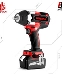 ONEVAN 588VF 1800 N.M Torque Brushless Electric Impact Wrench 1/2 In With 22900mAh Lithium-Ion Battery For Makita 18V Battery