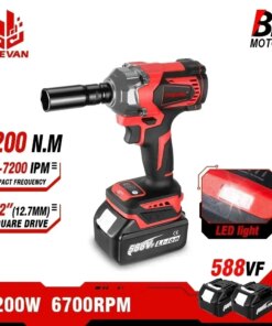 ONEVAN 1200 N.m Brushless Electric Wrench DTW500 Cordless Impact Wrench Electric Screwdriver Power Tool For 18V Makita Battery