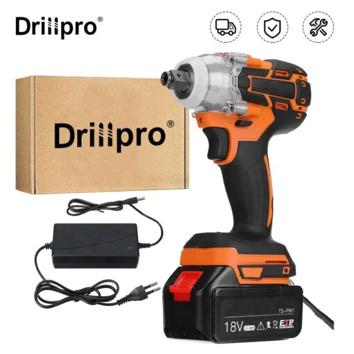 Electric Impact Wrench Brushless Wrench 15000Amh Li-ion Battery Hand Drill Installation Power Tool For Makita 18V Batterry