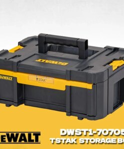 DEWALT DWST1-70705 TSTAK III Deep Drawer Storage Box With Drawer Stackable Portable Accessories Tool Case Removable Storage Tote