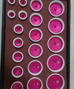 Watch Crystal Press Nylon Die Set of 20 Brand New 12mm Hole
