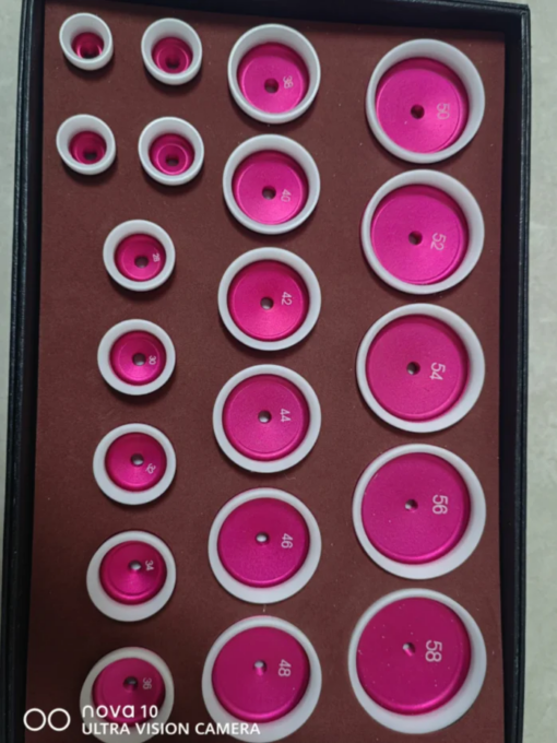 Watch Crystal Press Nylon Die Set of 20 Brand New 12mm Hole