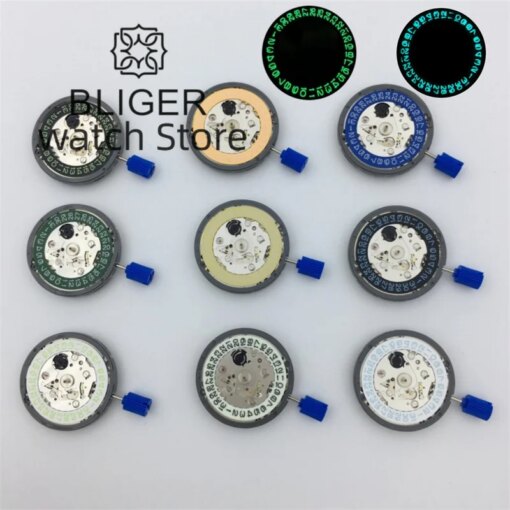 Japan NH35 Movement High Accuracy Mechanical Automatic Watch Wrist Date Green/BlueLuminous Date Disc Wristwatches For Men