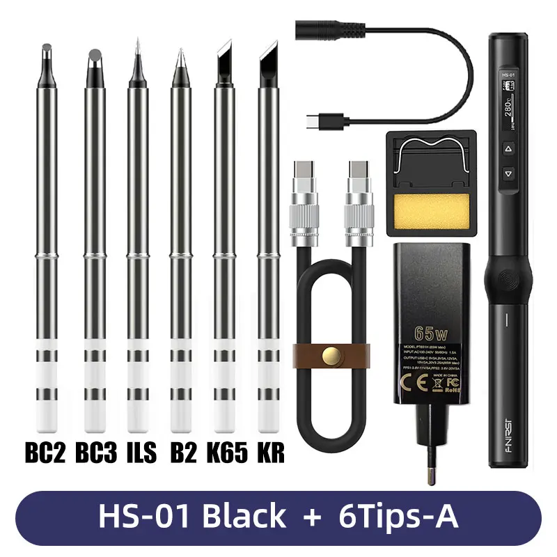 Black and 6Tips-A