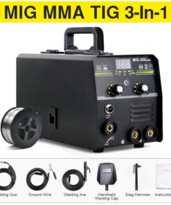 3 In 1 Mig MMA TIG Non Gas Welding Machine 250 Super 220V Welding Equipment Intelligent Adjustment  IGBT Inverter Welder