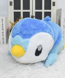 38CM TAKARA TOMY Piplup Plush Toys Doll Pokemon Piplup Sleeping Soft Stuffed Animals Dolls for Baby Children Birthday Gifts