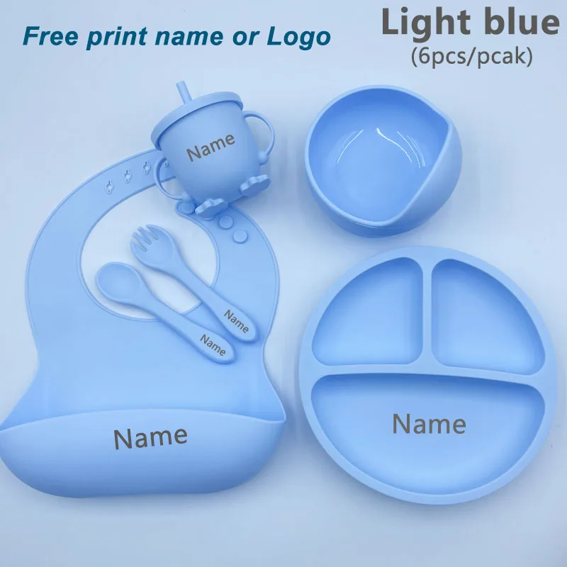 Light blue 6 Pcs
