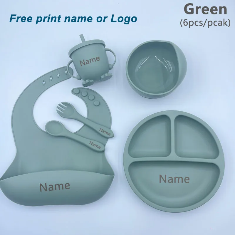 Green 6 Pcs