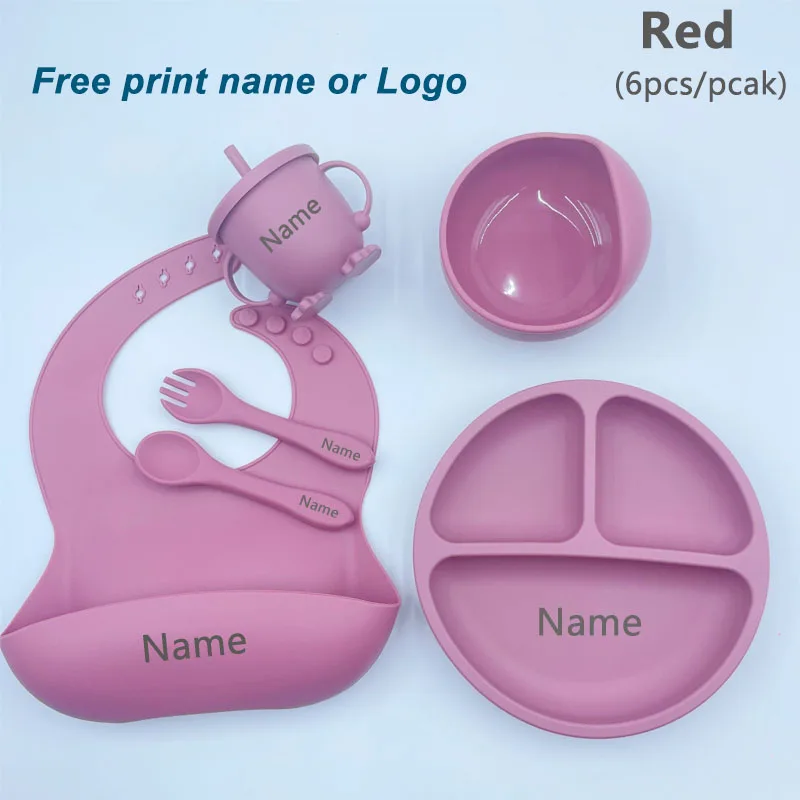 Red 6 Pcs