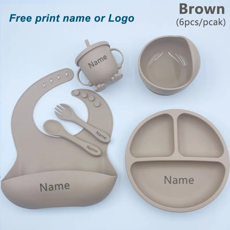 Brown 6 Pcs
