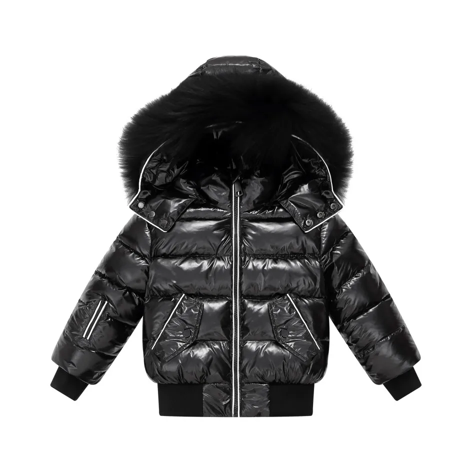 Black with fur