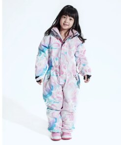 -30 Degree Children Ski Jumpsuit 2020 Winter Snowboard Jacket Boys and Girls Outdoor Snow Suits Warm Waterproof Kids Ski Jacket