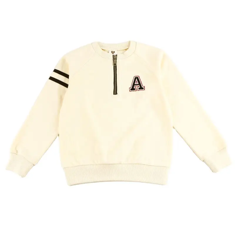 Ivory with zipper