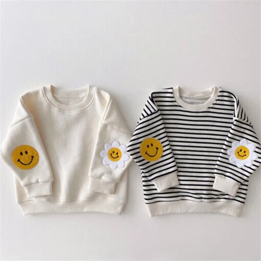 Children's T-Shirt Long Sleeve Girls Boys Baby Casual T-shirt Newborn Kids T-shirt Girl Print Autumn T Shirt Top Kid Clothing