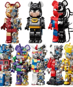 IN STOCK MOC Creativity Perspective Mecha Robot Bear Building Blocks Bricks Model Toys for Children Birthday Gift Set Collect