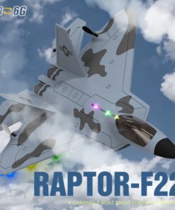 2024 New F22S 2.4G 4CH 3D6G RC Airplane Raptor F22 Warplane WLtoys A180 Upgrade Version LED Light With Gyroscope Out Door Toys