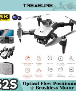 S2S Drone Professional EIS Aerial Photography 6K HD Dual Camera FPV Obstacle Avoidance Foldable Quadcopter RC Dron Toys