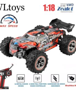 2024 New Wltoys 184008 1/18 2.4G RC Cars 3 In 1 Brushless Motor And ESC 4WD Off-road Car 60Km/H High Speed Racing Toys For boys