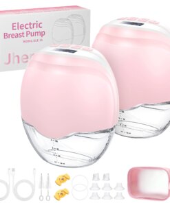 Hands Free Breast Pump Electric Wearable Breast Pump 3 Modes & 12 Levels Portable Wireless Breast Pump Low Noise Breastfeeding