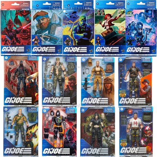 G.I. Joe Classified Series Shipwreck Torpedo Rock N Roll David L Bazooka Action Figure Model Toy Collection Hobby Gift