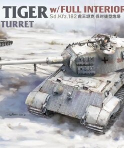 Ustar Hobby Takom NO-008 1/48 Scale King Tiger Turret w/Full Interior Model Kit