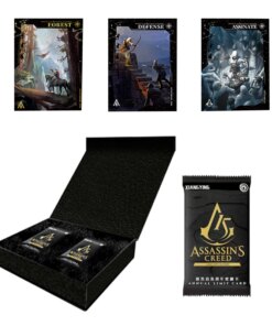 Genuine ASSASSINS CREED Anime Collection Cards Surrounding Special Flash Card Playing Game Board Toys For Family Children Gifts