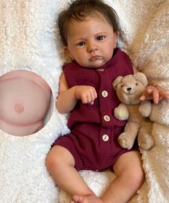 18-20 Inch Girl/Boy Cameron Whole Body Vinyl Bebe Reborn Dolls 3D Painted Reborn Doll With Root Hair Toys For Kid Muñecas Reborn